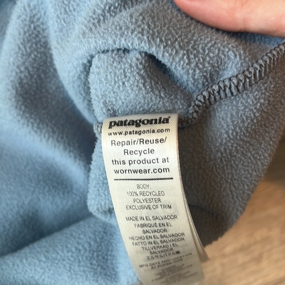 Patagonia Fleece Pullover - SZ XS - Grey, Blue, Green - Picture 3 of 3